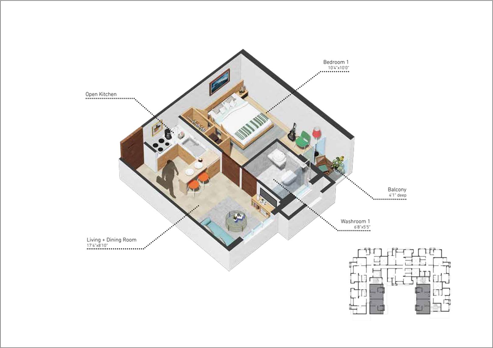 sugam-urban-lakes-1-bhk-FLOOR-PLAN